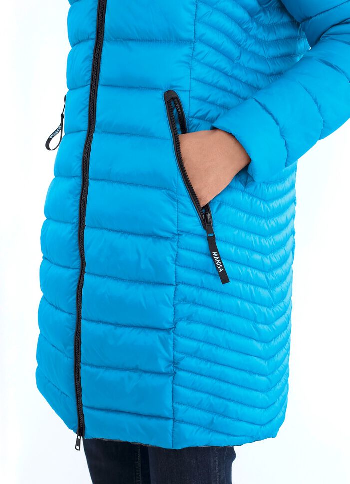 Functionele korte jas met tweewegritssluiting 