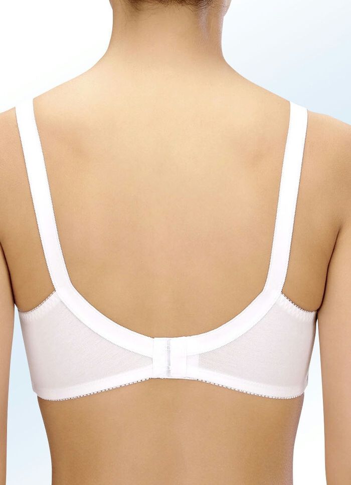 Naturana 2-pack bh met kant in de bovencups 