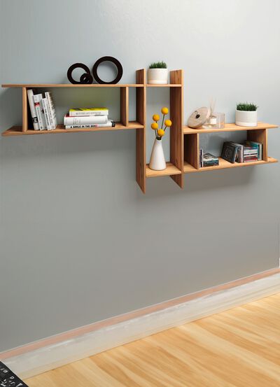 Hangplank, kan horizontaal of verticaal worden opgehangen 