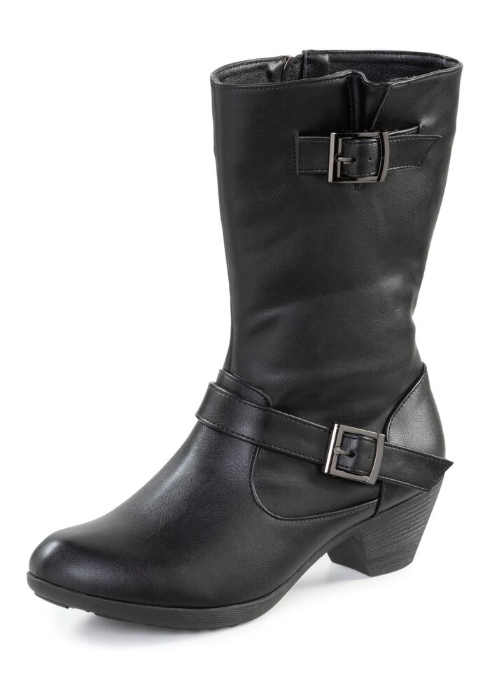 Andrea Conti laarzen gemaakt van synthetisch materiaal ZWART