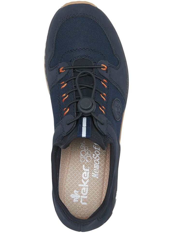 Rieker sneakers met uitneembare MemoSoft textielinleg DONKERBLAUW