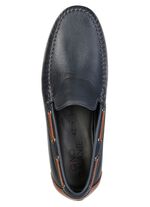 GINO GALANTE, klassieke herenpantoffels, met leren inzetstukken 