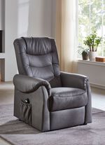TV-fauteuil in lederlook ANTHRAZIT