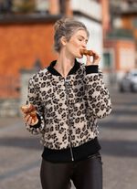 Korte jas van teddy-pluche 