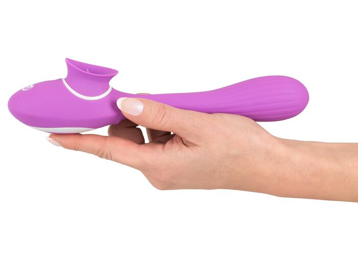 Konijnenvibrator met likfunctie 