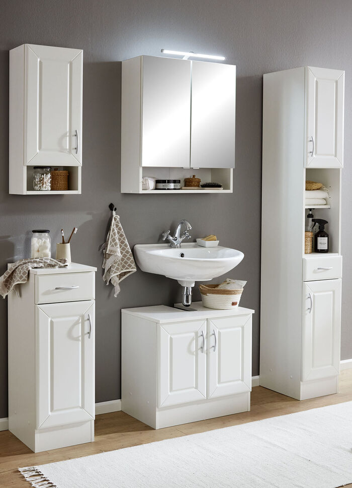 Uitstekend badkamermeubelassortiment gemaakt in Duitsland WIT-WIT