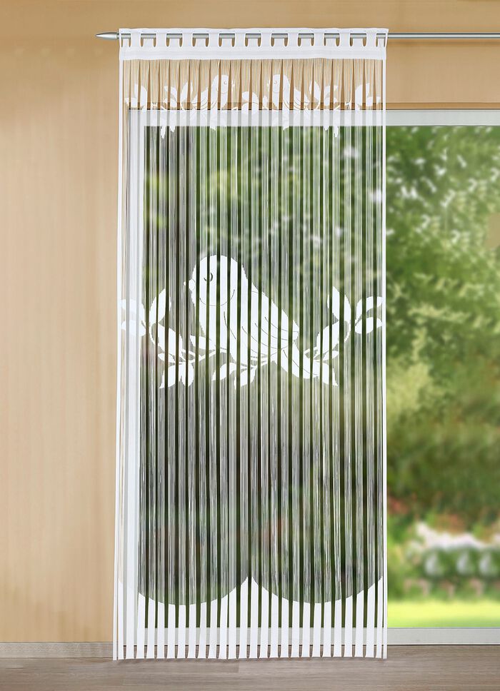 Draadjaloezie&euml;n voor gordijnrails en stangen WIT