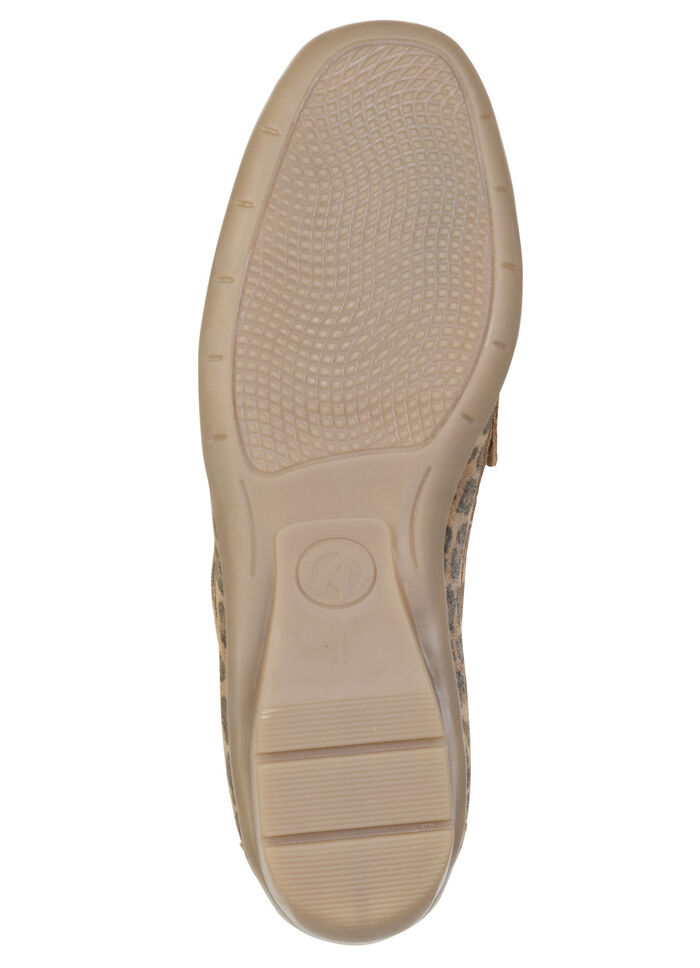 ELENA EDEN, chique damespantoffels, breedte G, met uitneembaar voetbed BRAUN