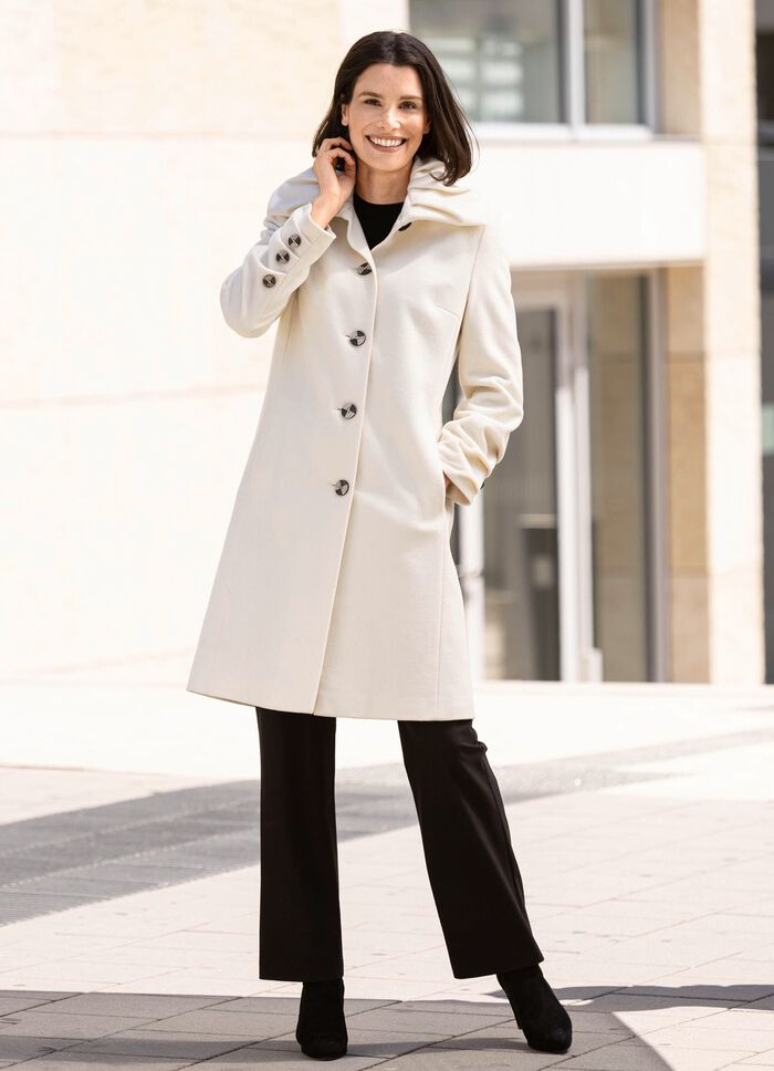 Jas met knoopsluiting 