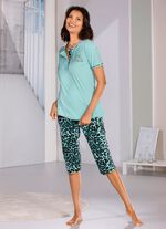 Pyjama, knoopsluiting en korte mouwen 