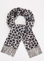 Sjaal met roofdierbontontwerp 