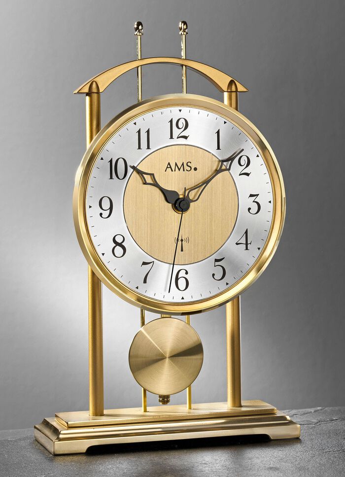 Tafelklok met draadloos uurwerk GOUD