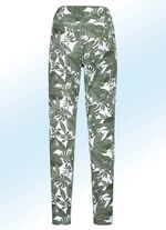 Broek in trendy bladdessin 