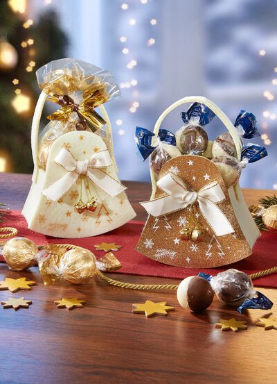 Set van 2 vilten tassen "Bell 