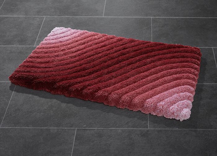 Barefoot-zachte badkamerset met latex achterkant BORDEAUX