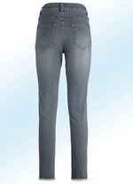 Enkellange jeans in 5-pocket-model 