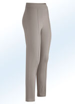 Soft-stretch-broek TAUPE