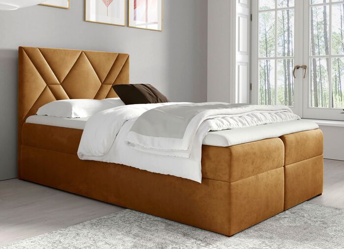 Boxspringbed met nachtkastje en topmatras 