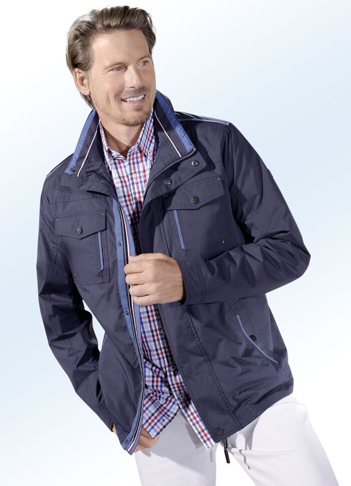 Kort jasje met binnenzak 