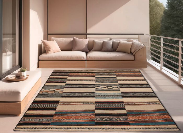 Brug en tapijt voor binnen- en buitengebruik 