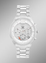 Sportieve solar herenchronograaf met titanium bandkast 