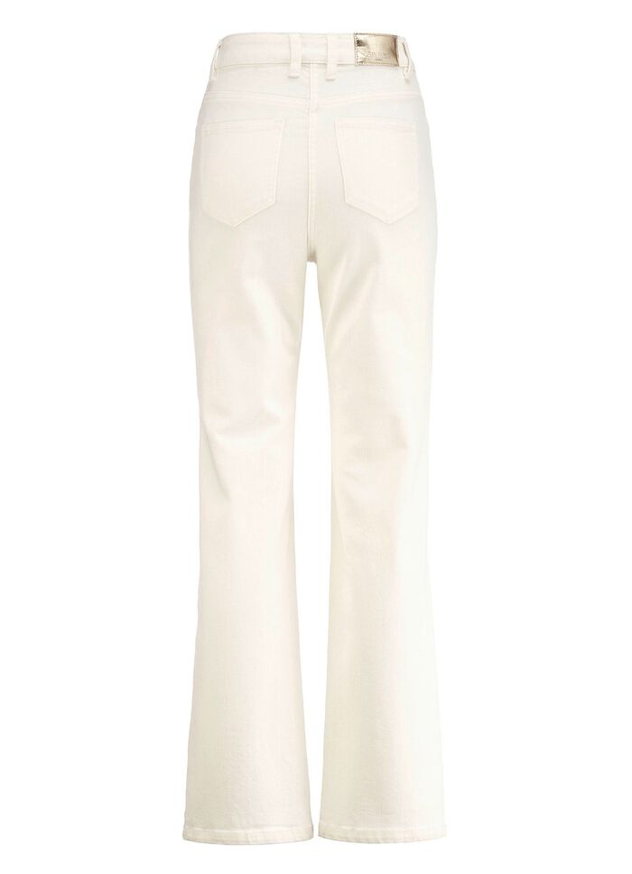 Jeans met wijde pijpen 