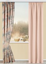 Overgordijn met universele railband BEIGE