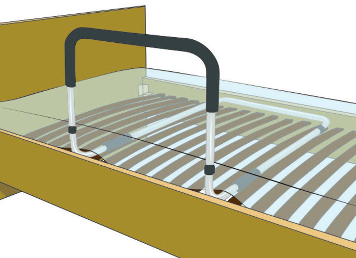 Vergemakkelijkt het opstaan: Bed-opstahulp