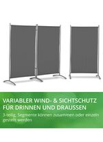 Stabiele scheidingswand, 3-delig 