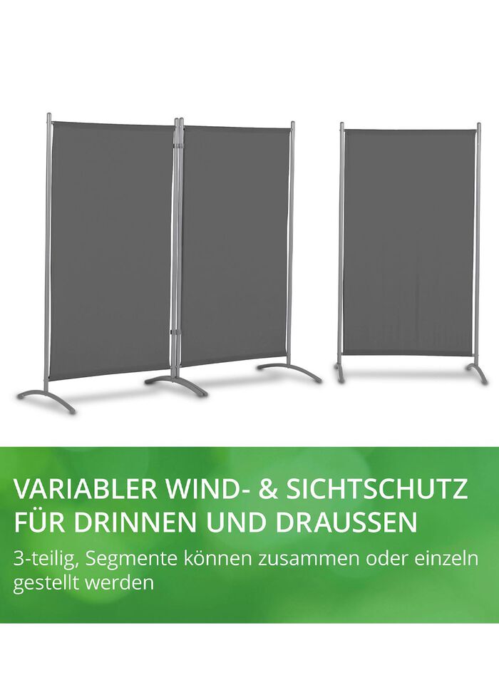 Stabiele scheidingswand, 3-delig 