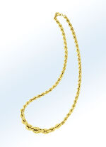 Klassieke koordkettingset van goud 