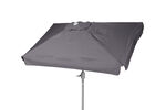 Balkonparasol met aluminium buis GRIJS