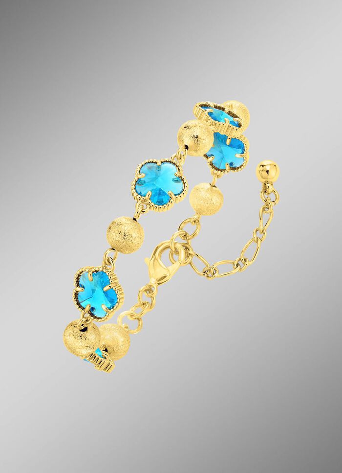 Sieradenset,  3-delig, met bloemmotief 