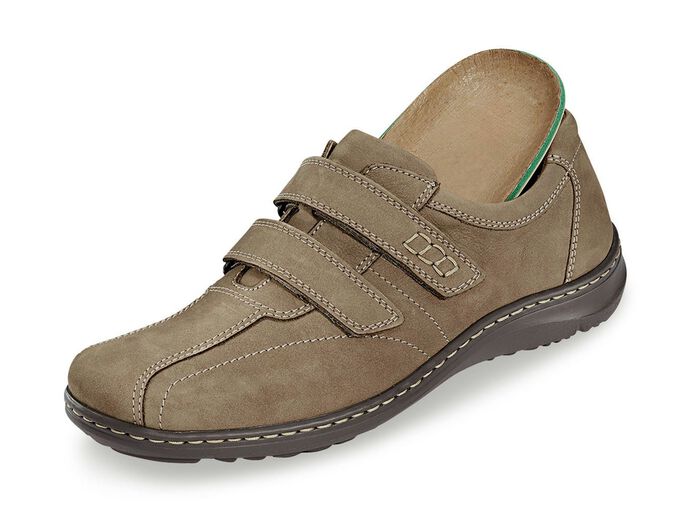 Waldl&auml;ufer, comfortabele herenpantoffels, breedte H, met uitneembaar voetbed 