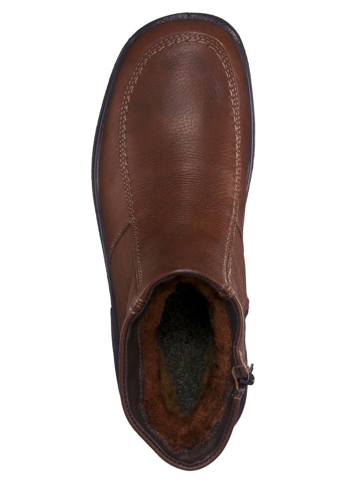 Laarzen met echte lamsvachtvoering DONKERBRUIN