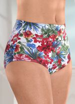 Verpakking met vier slips met bloemetjesdessin 