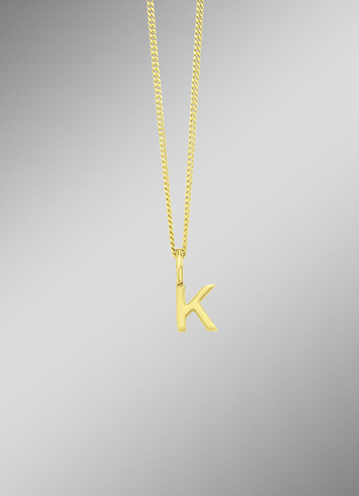 Letterhanger met kinketting