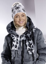 Sjaal met roofdierdessin 