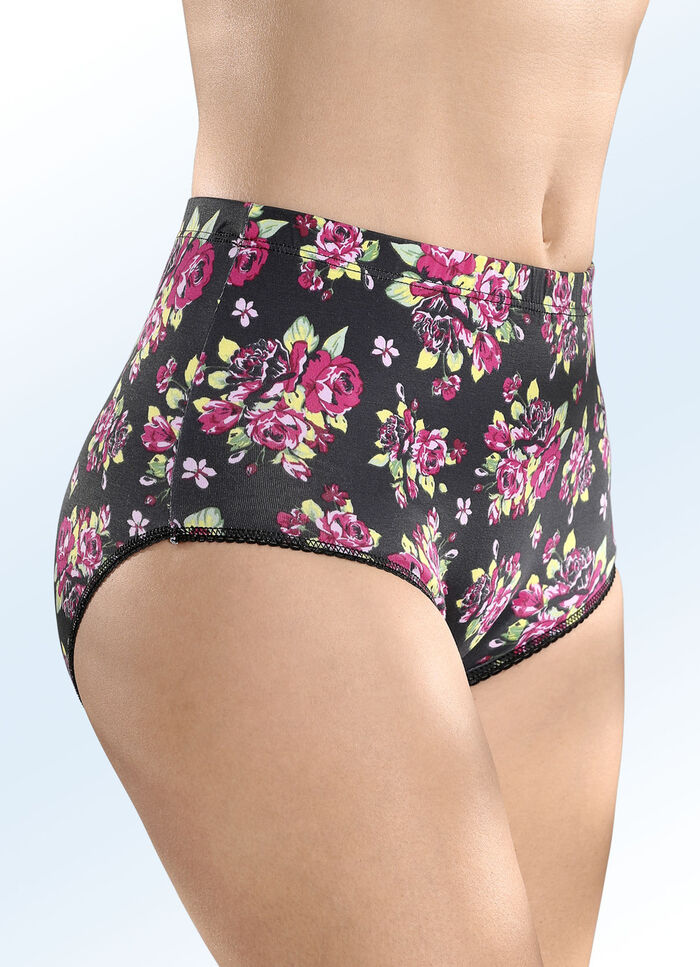 Set van vier katoenen slips 