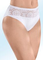 Laurina set van vier slips met elastische kant 