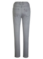 Jeans met 5 zakken GRIJS