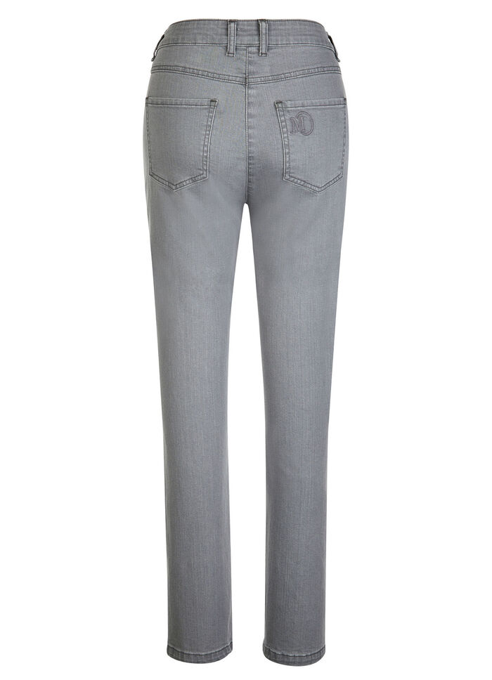 Jeans met 5 zakken GRIJS
