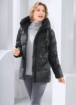 Functionele jas met vaste capuchon 