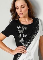 Shirt met een mooi vlindermotief 