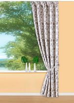 Hoogwaardig gordijn met universele railtape AARDE