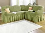 Zeer elastische stretchhoezen voor een chique woning GROEN