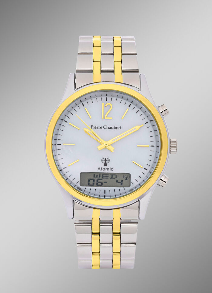 Radiogestuurd herenhorloge "Pierre Chaubert". 