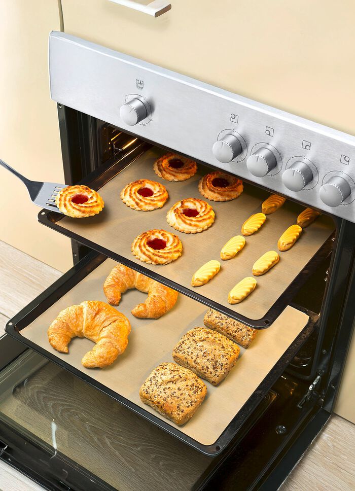 Bakfolieset, 2 stuks, scheurvast BRUIN