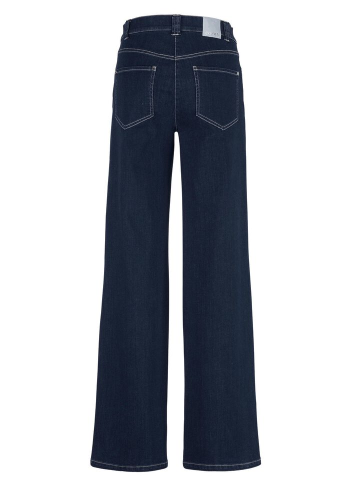 Jeans met subtiele strassversiering 