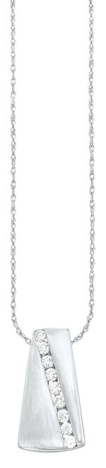 Prachtige hanger met loepzuivere diamanten